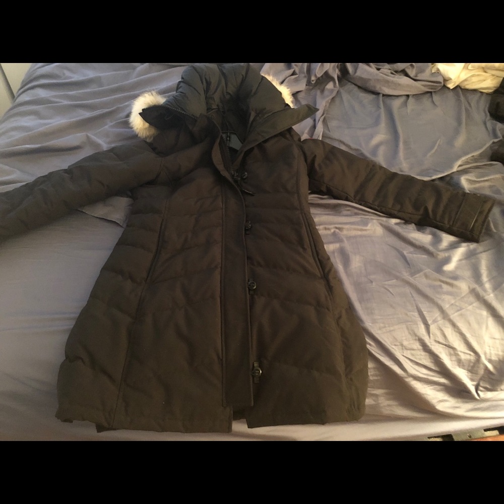 Canada goose parka (brand new tags on), with fur,